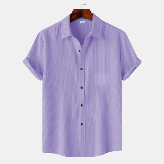 Lavendar Color Lining Structure Shirt